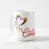 コロンビアのデイギフト コーヒーマグカップ (正面左)