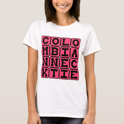コロンビアのネクタイ、処刑方法 Tシャツ (正面)