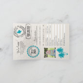 コロンビアのパスポート、発表です！ 案内状 (内部)