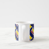 コロンビアのブラシの旗 エスプレッソカップ (裏面)