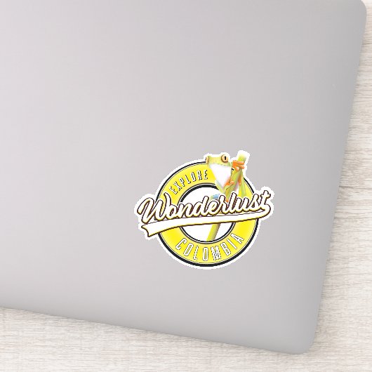 コロンビアの不思議な欲望を探検する シール (詳細)