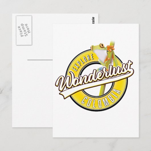 コロンビアの不思議な欲望を探検する ポストカード (正面/裏面)