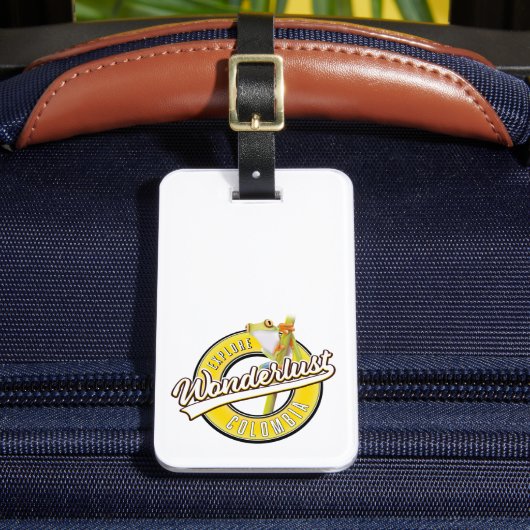 コロンビアの不思議な欲望を探検する ラゲッジタグ (正面インサイチュ2)