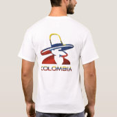 コロンビアの人 Tシャツ (裏面)