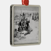 コロンビアの口のルイスそしてクラーク メタルオーナメント (右)