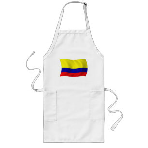 コロンビアの国旗エプロン ロングエプロン