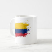 コロンビアの国旗 コーヒーマグカップ (正面左)