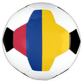 コロンビアの国旗 サッカーボール (回転)