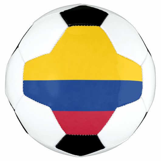 コロンビアの国旗 サッカーボール (正面)
