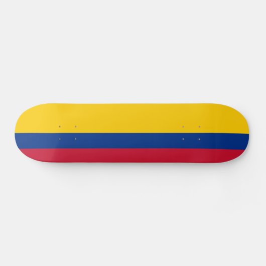 コロンビアの国旗 スケートボード (横)