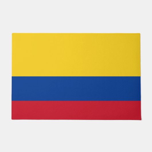 コロンビアの国旗 ドアマット (正面)