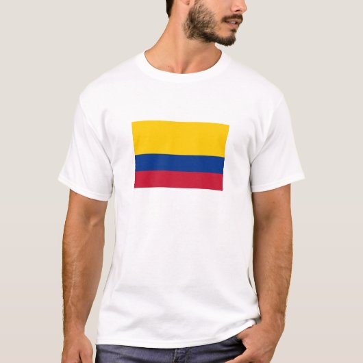 コロンビアの国旗 Tシャツ (正面)