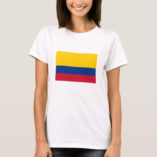 コロンビアの国旗 Tシャツ (正面)