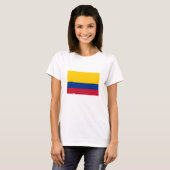 コロンビアの国旗 Tシャツ (正面フル)