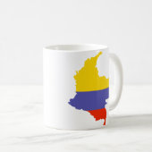 コロンビアの地図 コーヒーマグカップ (正面右)