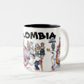 コロンビアの多様性マグカップ ツートーンマグカップ (正面右)