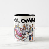 コロンビアの多様性マグカップ ツートーンマグカップ (中央)