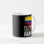 コロンビアの家族コロンビアの家族のコロマが大好き コーヒーマグカップ (正面右)
