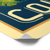 コロンビアの山景色 ポスター (角)