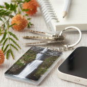 コロンビアの峡谷のMultnomahの滝 キーホルダー (正面右)