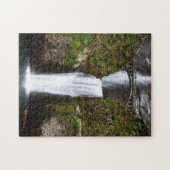 コロンビアの峡谷のMultnomahの滝 ジグソーパズル (横)