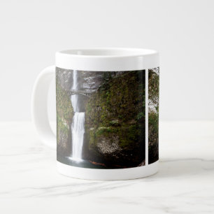 コロンビアの峡谷のMultnomahの滝 ジャンボコーヒーマグカップ
