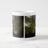 コロンビアの峡谷のMultnomahの滝 ジャンボコーヒーマグカップ (正面)