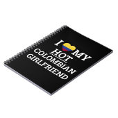 コロンビアの恋人コロンビアが大好おもしろいき ノートブック (左側)