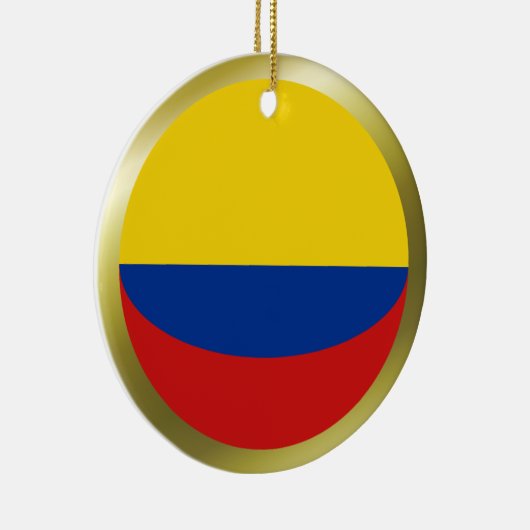 コロンビアの旗のオーナメント セラミックオーナメント (右)