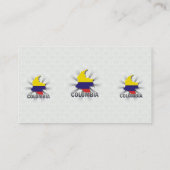 コロンビアの旗の地図2.0 名刺 (裏面)