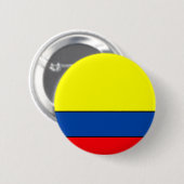 コロンビアの旗のTシャツおよびギフト 缶バッジ (正面&裏面)