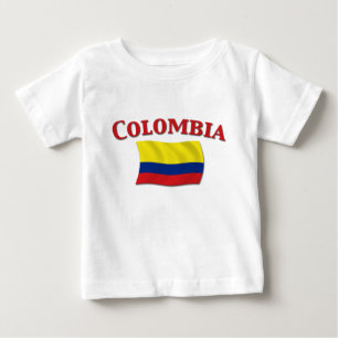 コロンビアの旗3 ベビーTシャツ