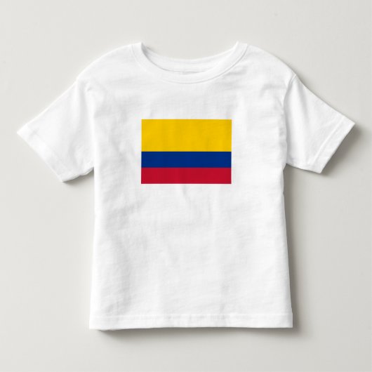 コロンビアの旗 トドラーTシャツ (正面)