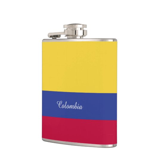 コロンビアの旗 フラスク (左)