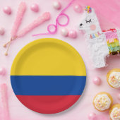 コロンビアの旗 ペーパープレート (パーティー)
