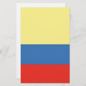 コロンビアの旗 便箋 (正面/裏面)