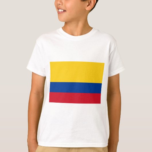 コロンビアの旗 Tシャツ (正面)