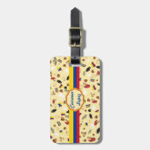 コロンビアの有名な項目への旅行 ラゲッジタグ (正面縦)