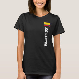 コロンビアの男性、女性、子供のためのLos Santosコロンビア Tシャツ