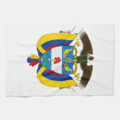 コロンビアの紋章付き外衣 キッチンタオル (横)