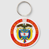 コロンビアの紋章 キーホルダー (正面)