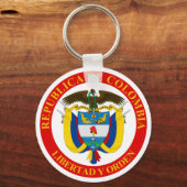 コロンビアの紋章 キーホルダー (正面)