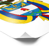 コロンビアの紋章 フォトプリント            (角)