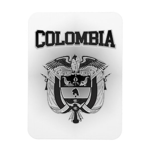 コロンビアの紋章 マグネット (縦)