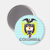 コロンビアの紋章 マグネット (正面/裏面)