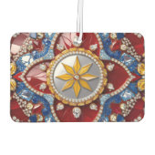 コロンビアの色と車の空気フレッシュデザイン カーエアーフレッシュナー (裏面)