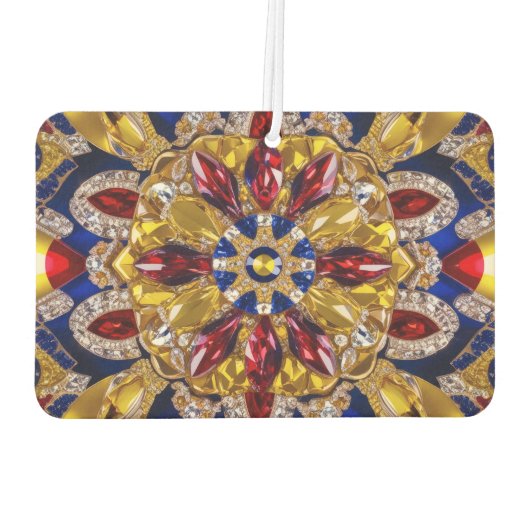 コロンビアの色と車の空気フレッシュデザイン カーエアーフレッシュナー (裏面)