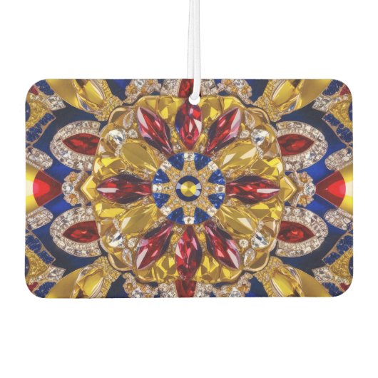 コロンビアの色と車の空気フレッシュデザイン カーエアーフレッシュナー (正面)