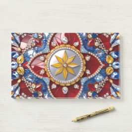 コロンビアの色を使ったメモ ポストイット