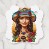 コロンビアの醸造所ユニーク：コーヒー入り フェイバータグ (裏面)